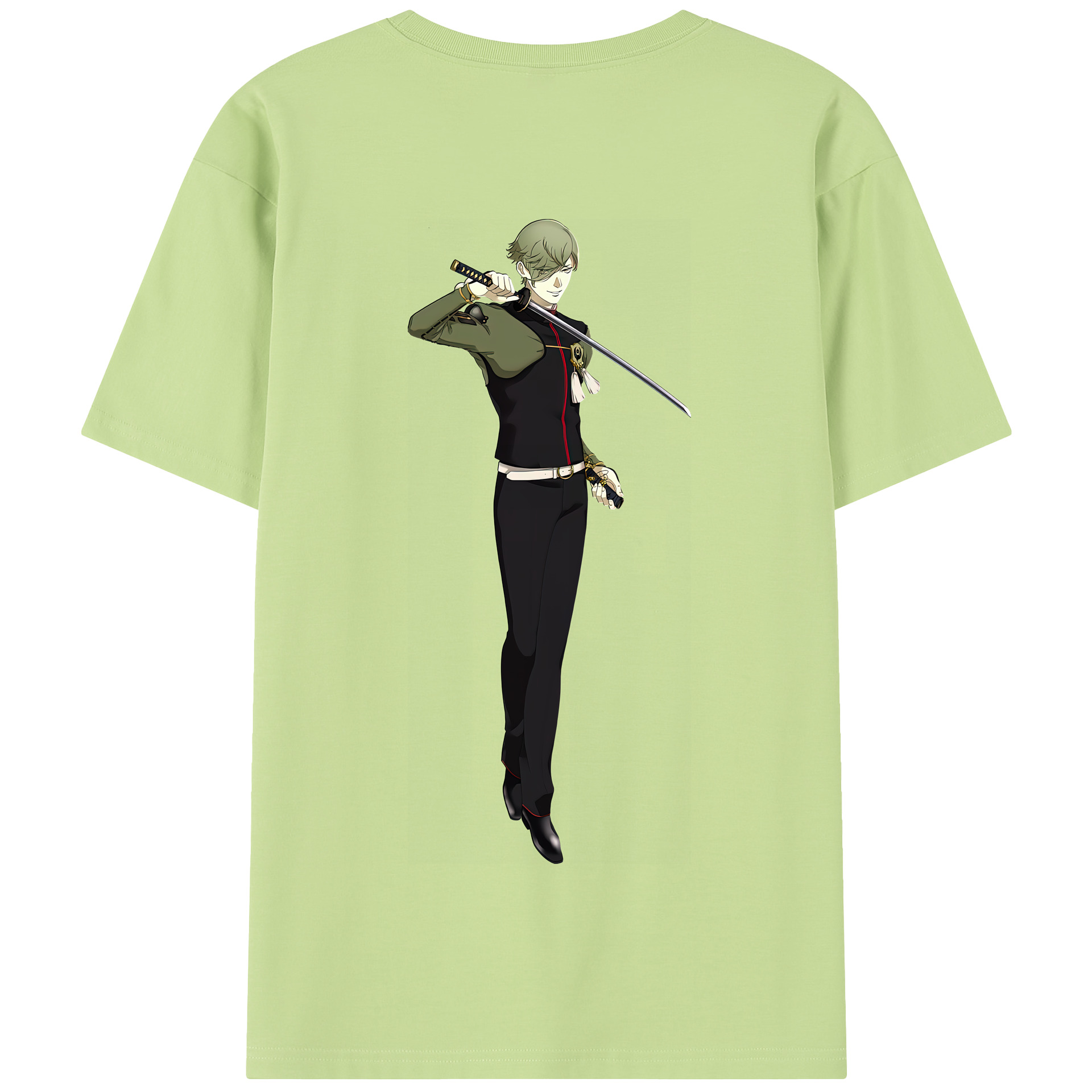 （画像用） 刀剣乱舞 Touken Ranbu 綿100％半袖Tシャツ（背面プリント）